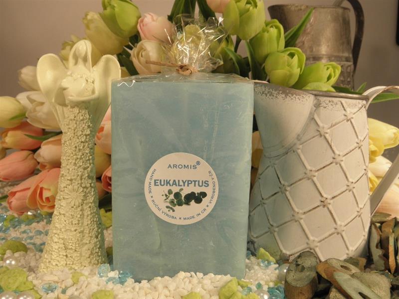 Eukalyptus - Hranol 120 - Vonná svíčka