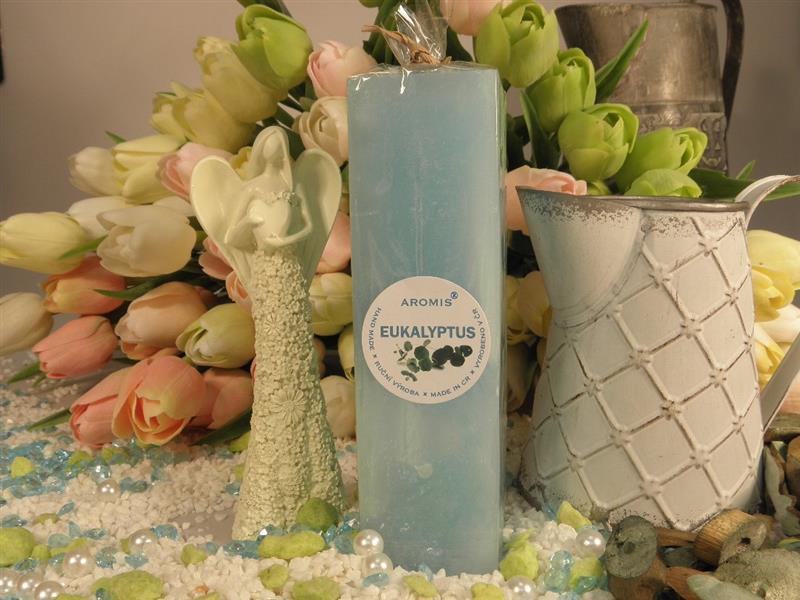 Eukalyptus - Hranol 160 - Vonná svíčka