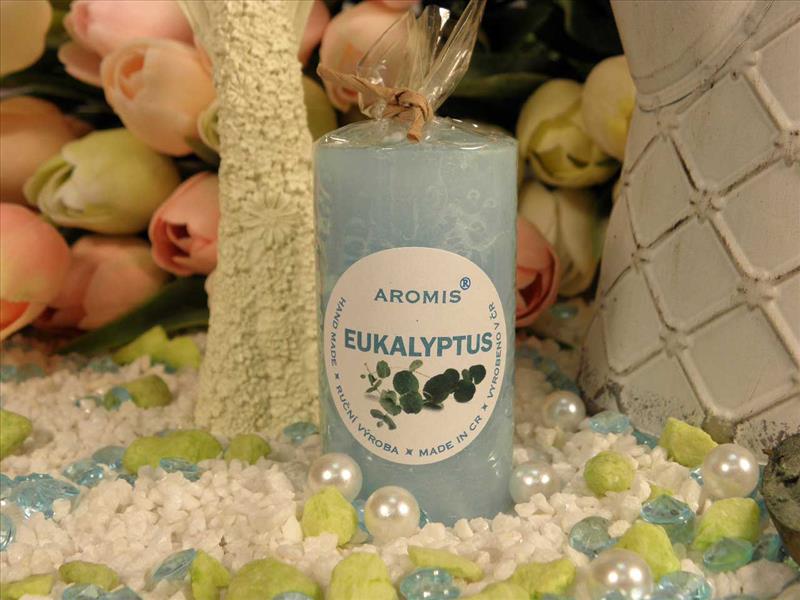 Eukalyptus - Válec 70 - Vonná svíčka