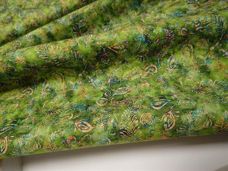 LÁTKA - ZELENÁ + PEŘÍČKA