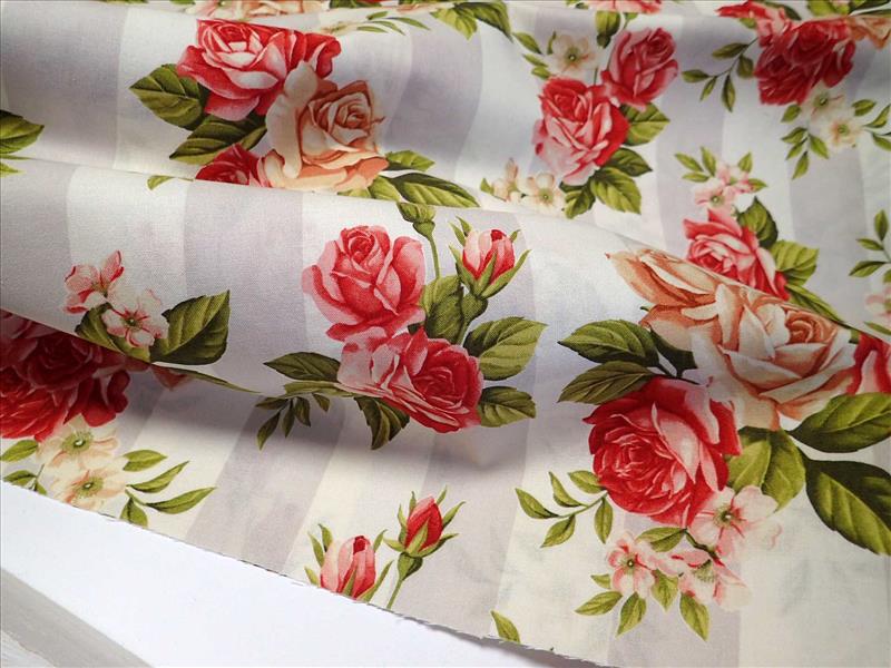 LÁTKA - RŮŽE + PRUHY