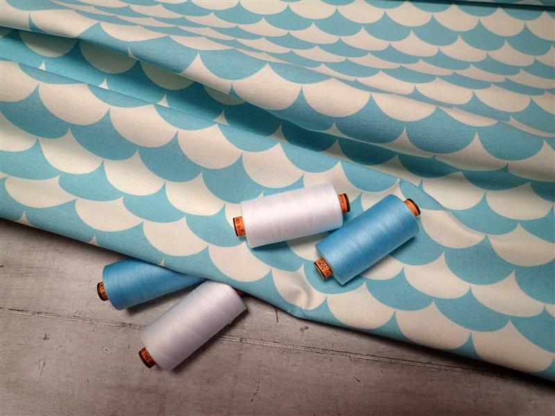 LÁTKA - POTAHOVKA - TYRKYSOVÉ OBLOUČKY