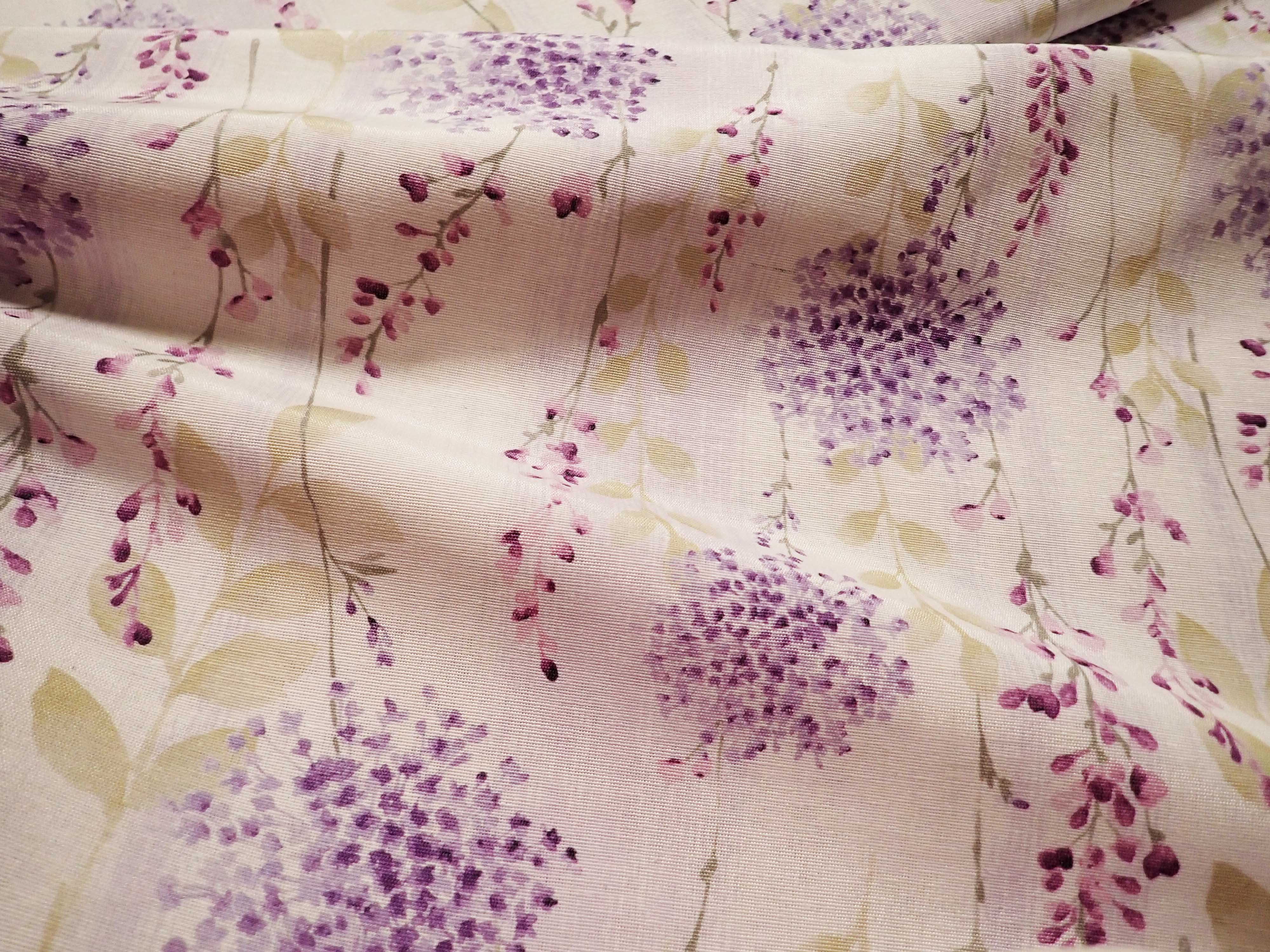 LÁTKA - POTAHOVKA - FIALOVÉ KVĚTY