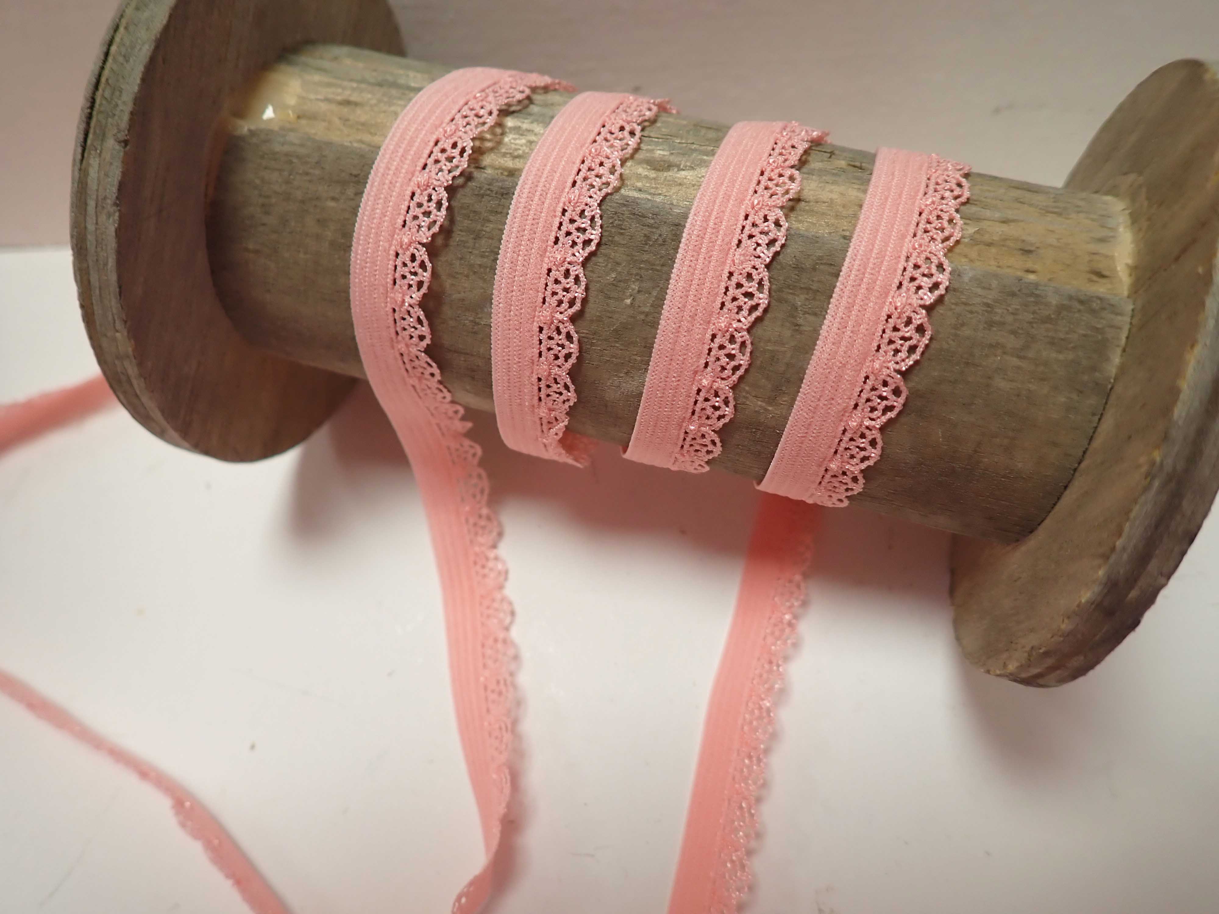 OZDOBNÁ PRUŽENKA - RŮŽOVÁ - 11 mm