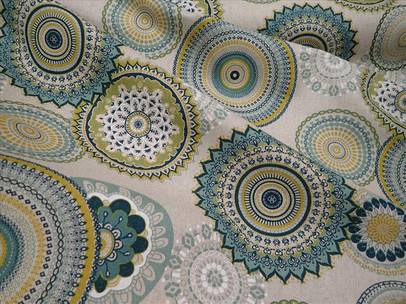 LÁTKA - POTAHOVKA - REŽNÁ - MANDALY - ZELENÁ