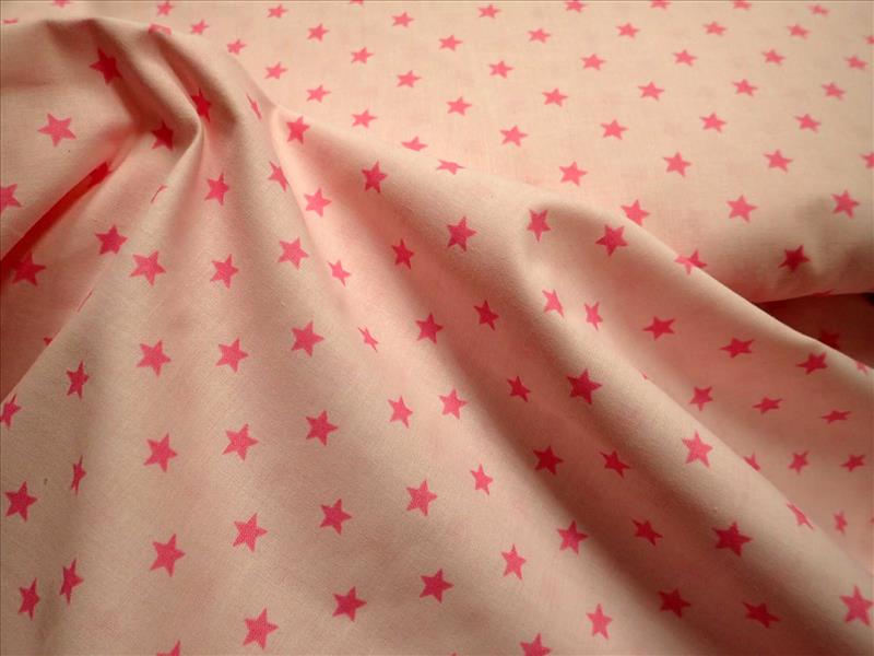 LÁTKA - SVĚTLE RŮŽOVÁ + HVĚZDIČKY