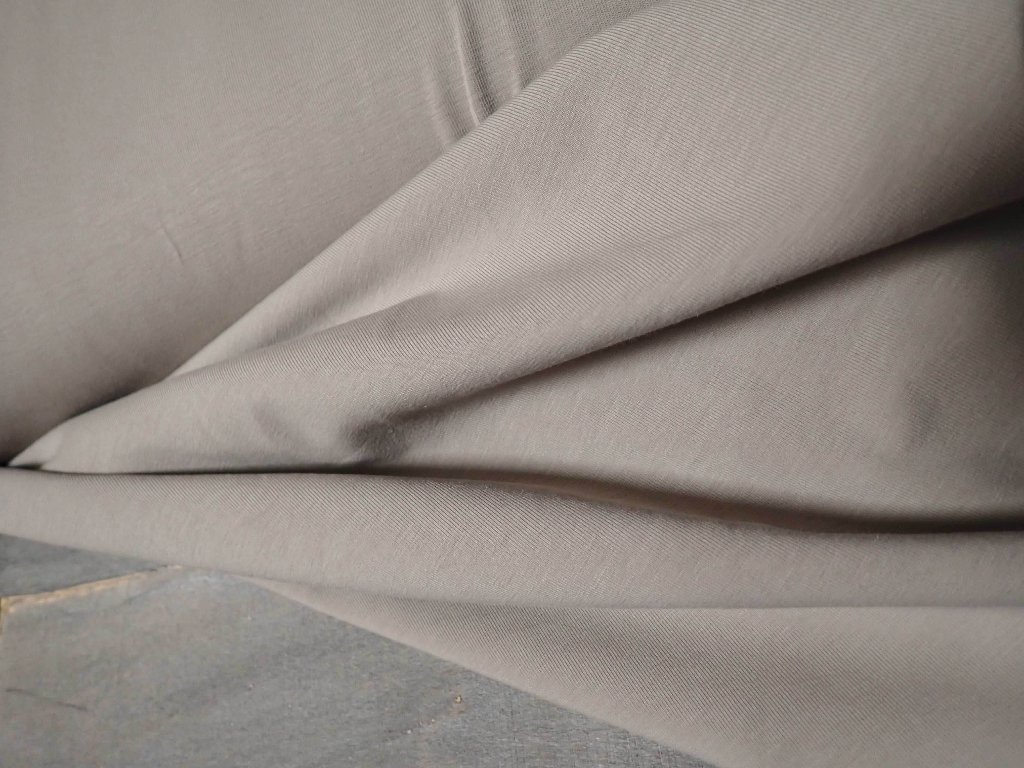 PLETENINA - JERSEY - BÉŽOVÁ JEDNOBAREVNÁ