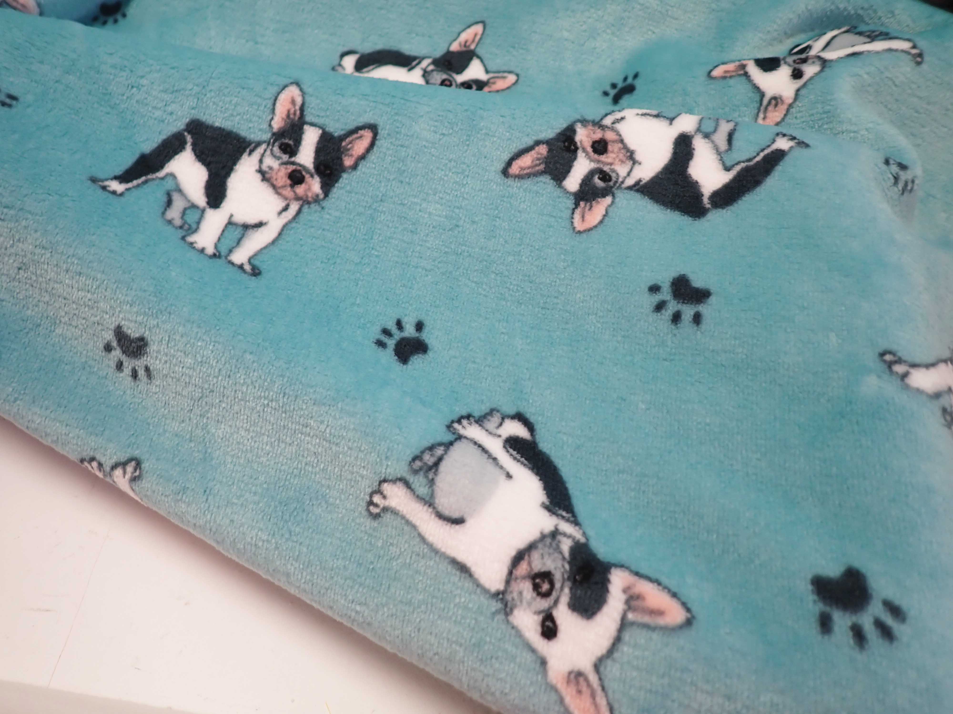 FLEECE - MENTOLOVÁ - PEJSKOVÉ