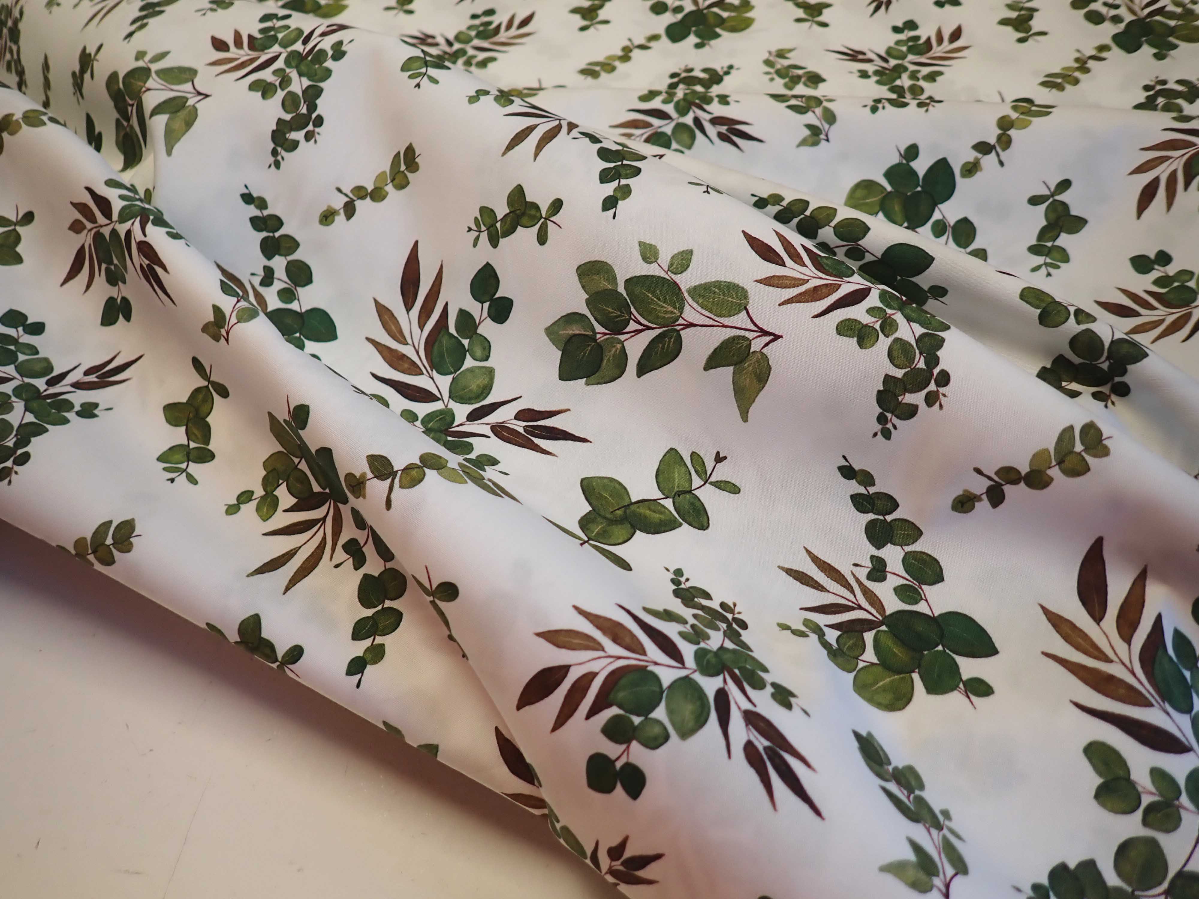 LÁTKA - POPELÍN - EUKALYPTUS