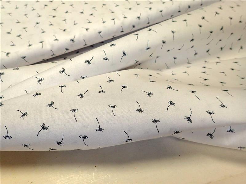 LÁTKA - BÍLÁ + ŠEDÉ PAMPELIŠKY