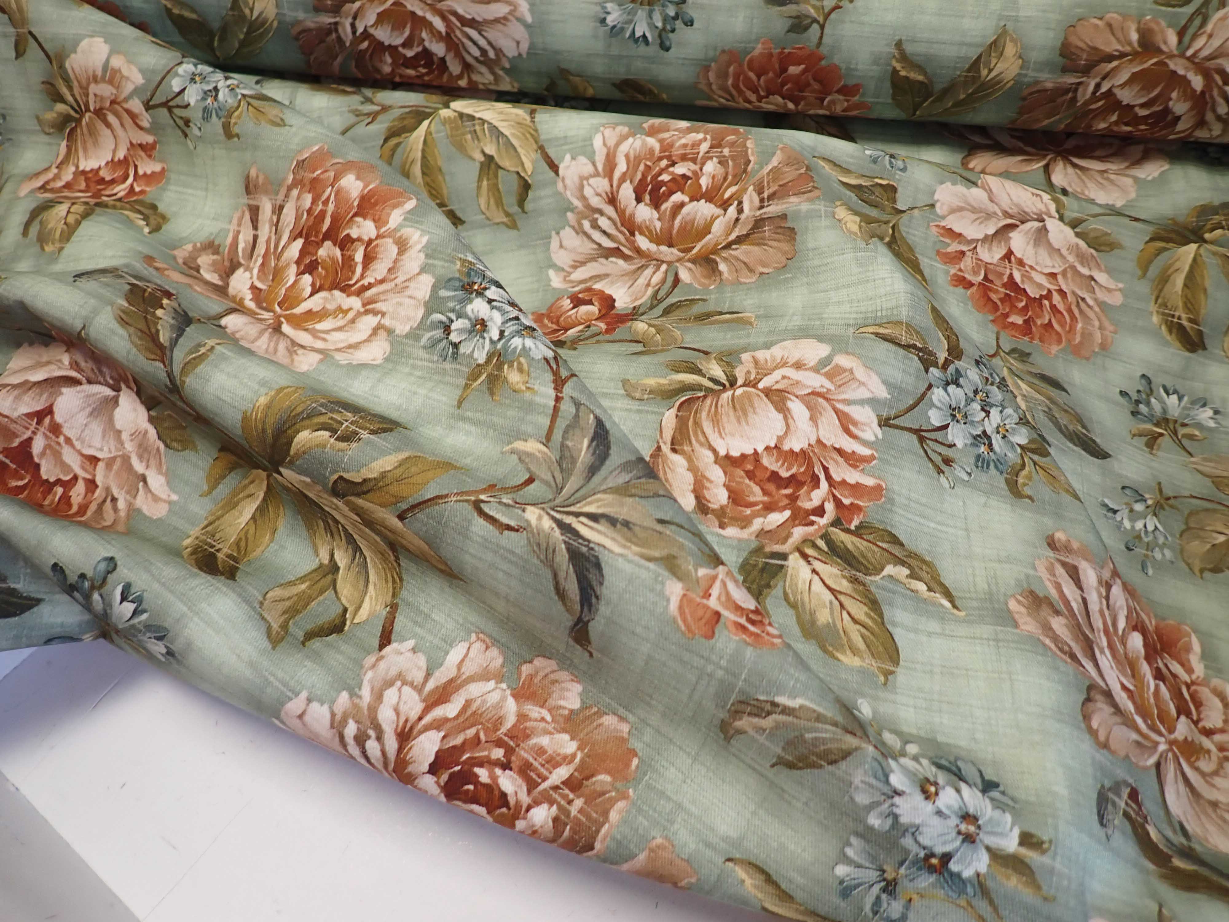 LÁTKA - POTAHOVKA - FOTOTISK - KVĚTY