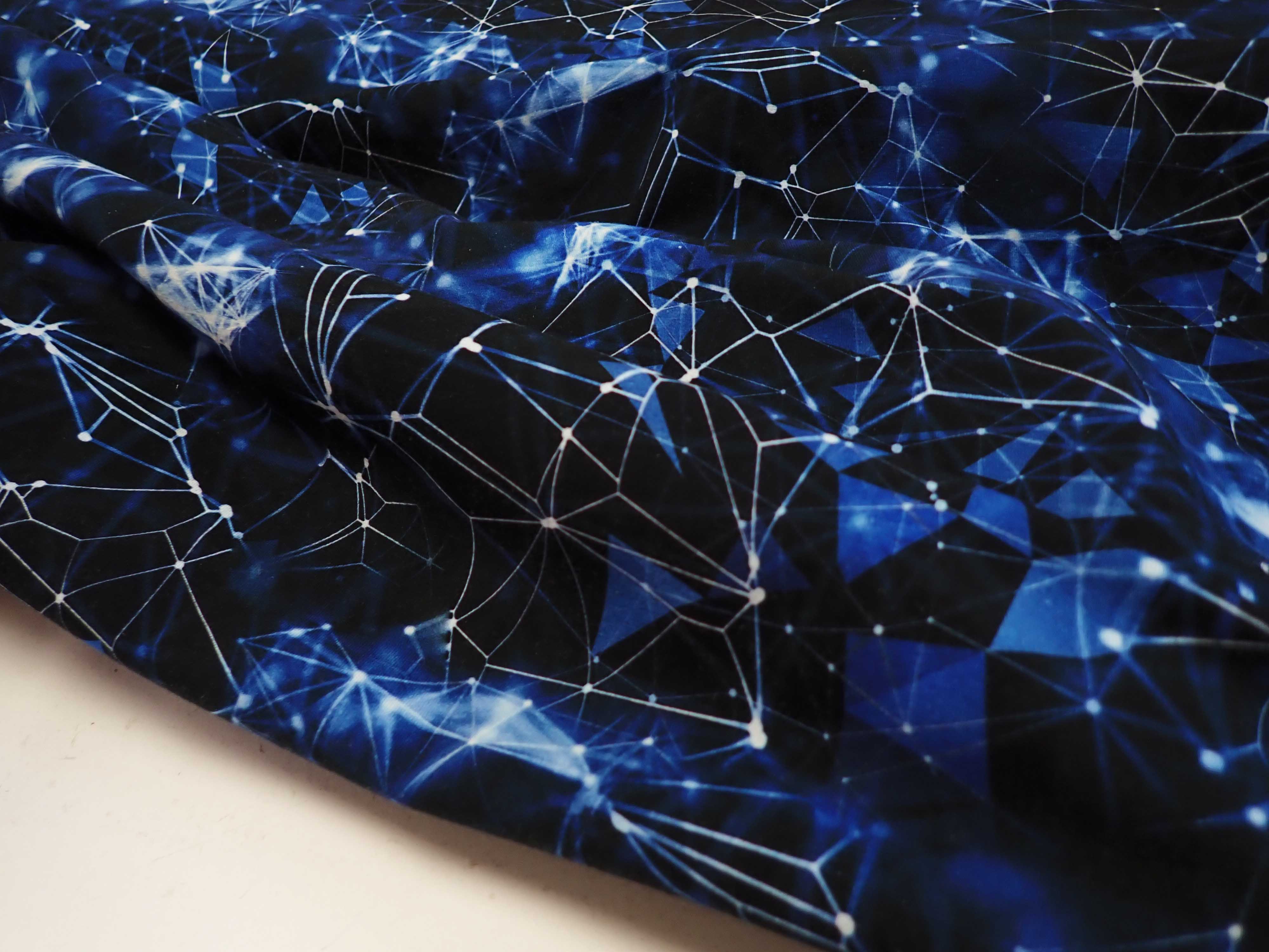 PLETENINA - JERSEY - FOTOTISK - GEOMETRIE