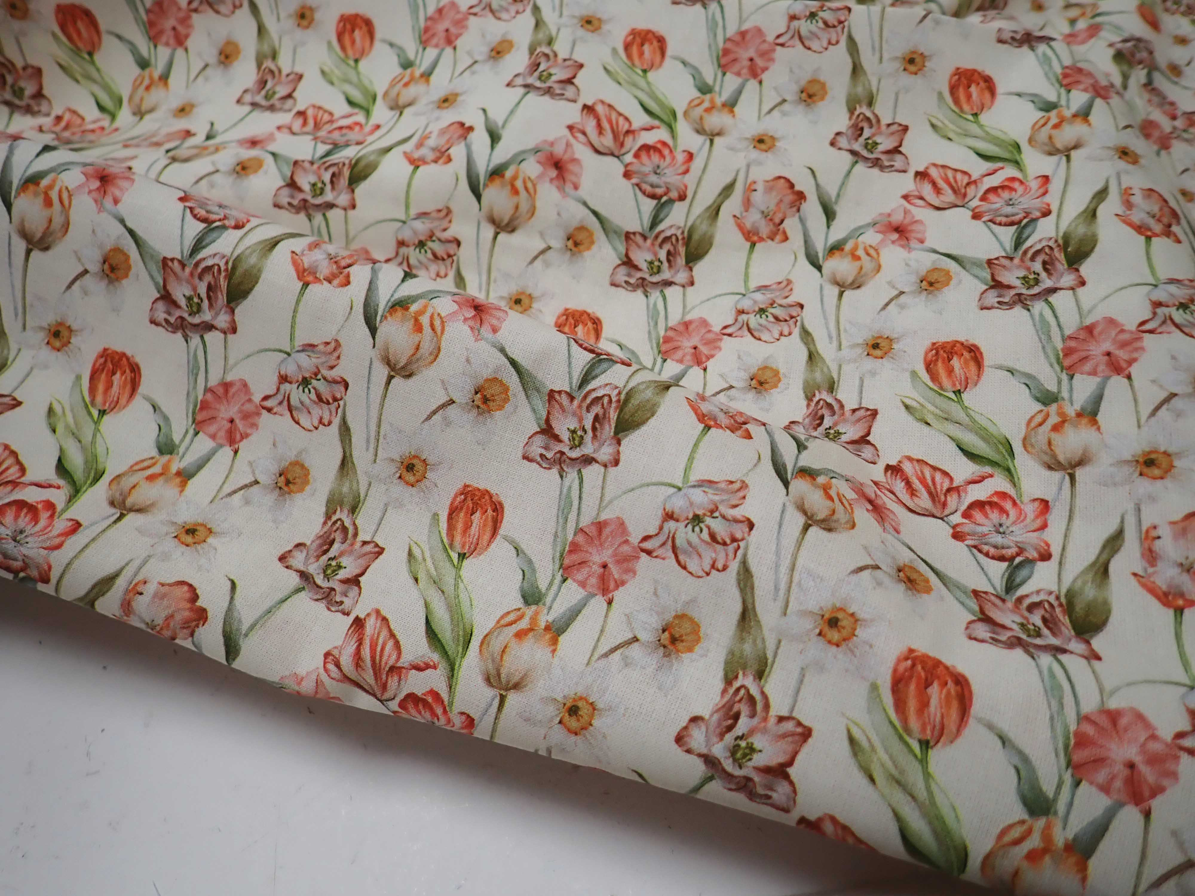 LÁTKA - POPELÍN - JARNÍ KYTIČKY