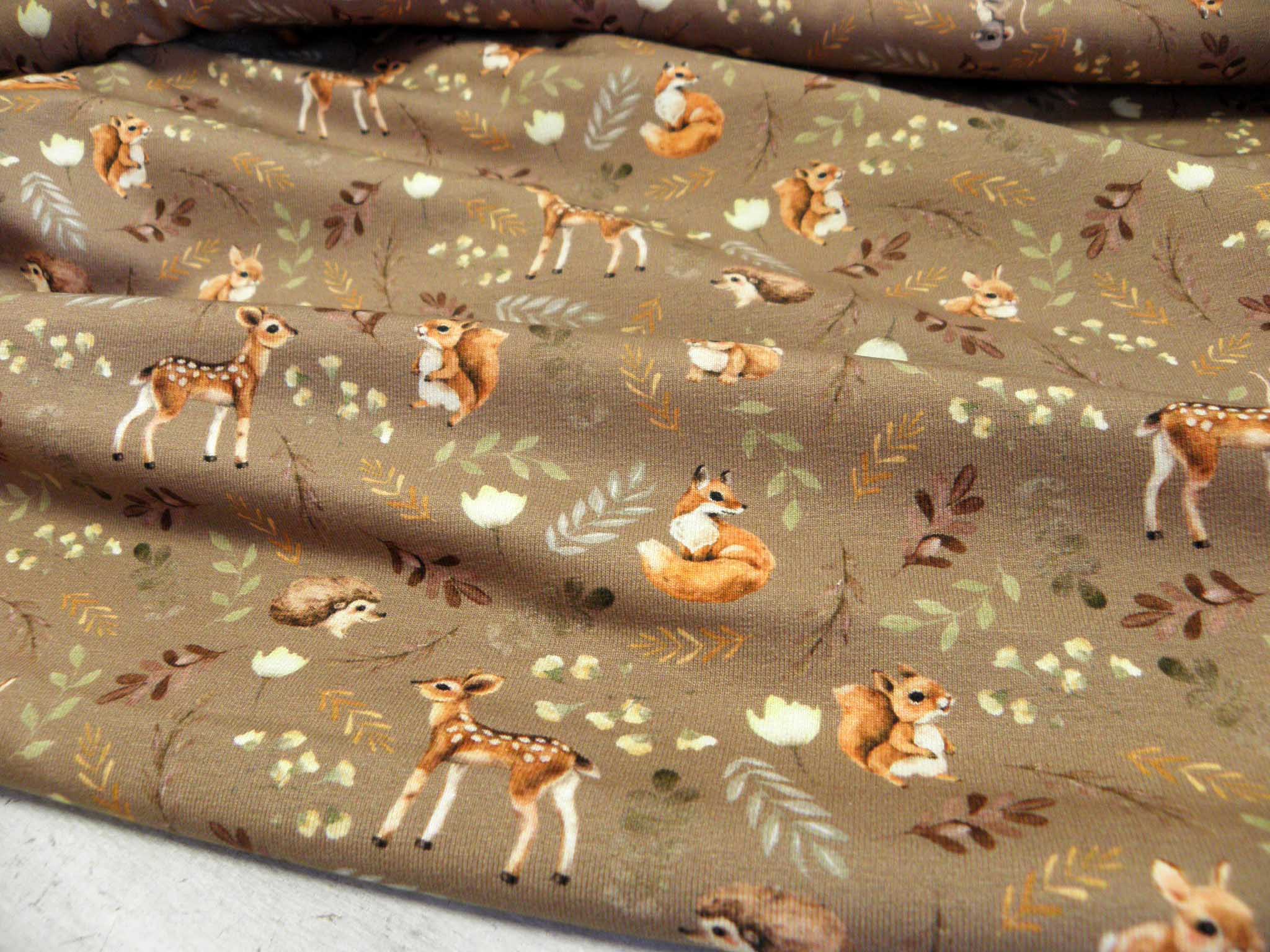 LÁTKA - PLETENINA - ZVÍŘÁTKA - FOTOTISK