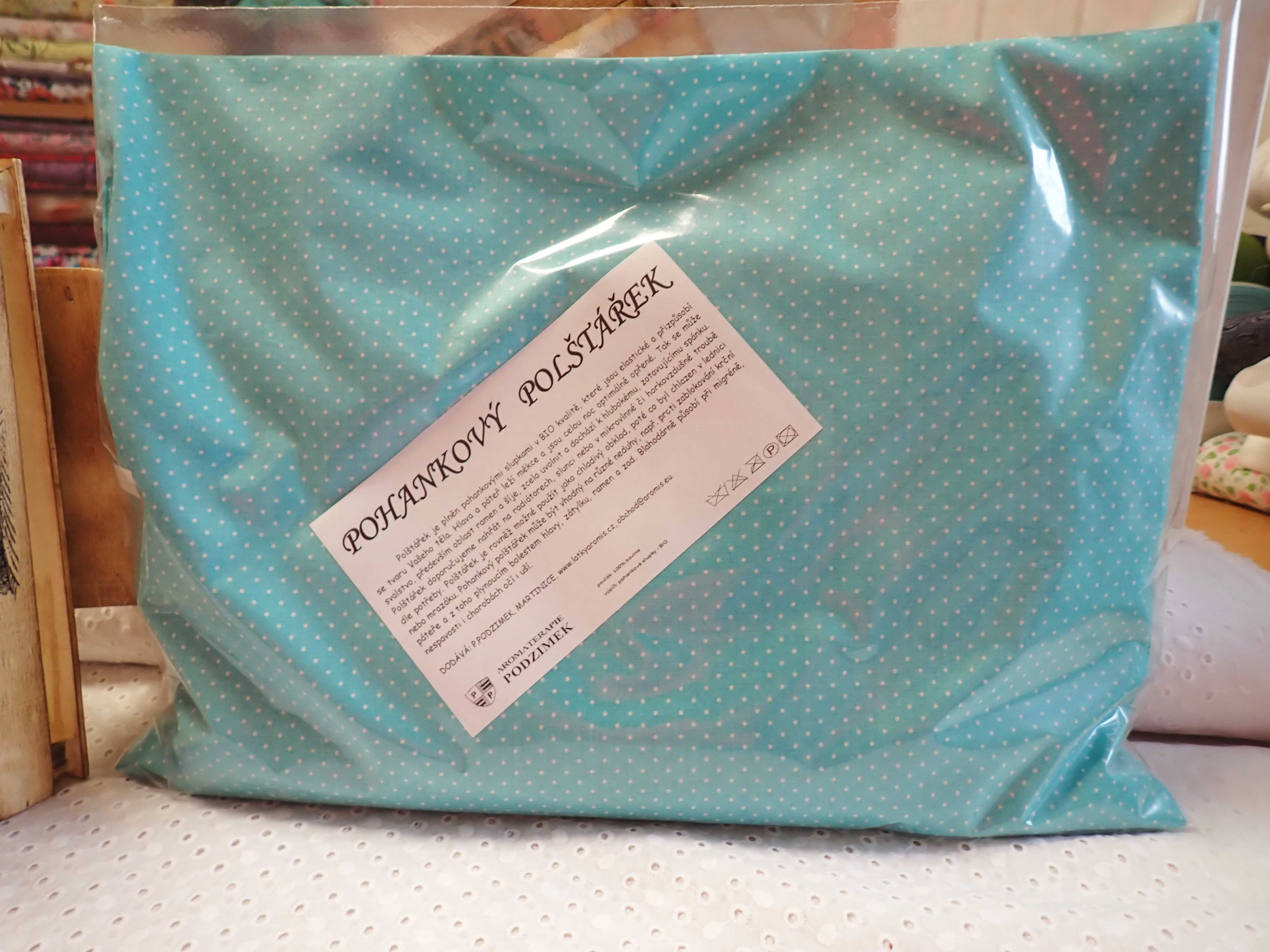 NAHŘÍVACÍ POHANKOVÝ POLŠTÁŘEK - VELKÝ