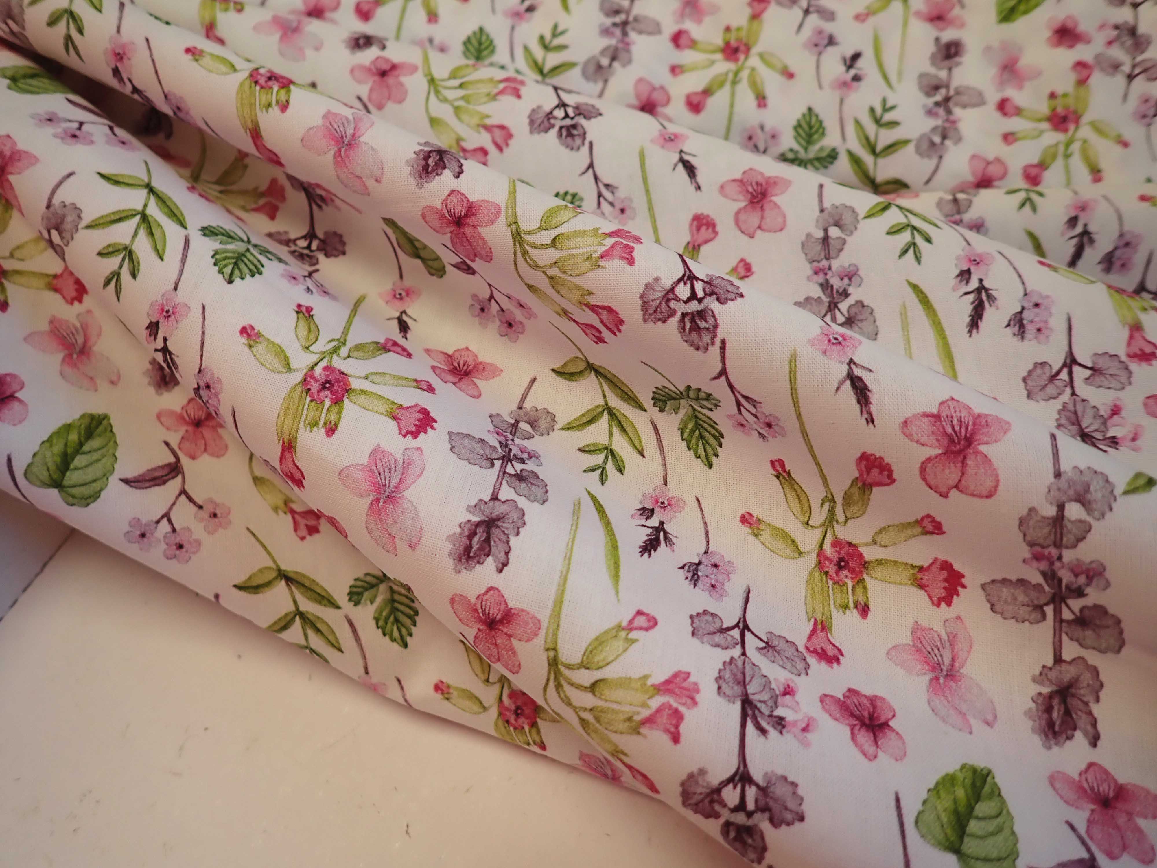 LÁTKA - POPELÍN - KYTIČKY - POPELÍN