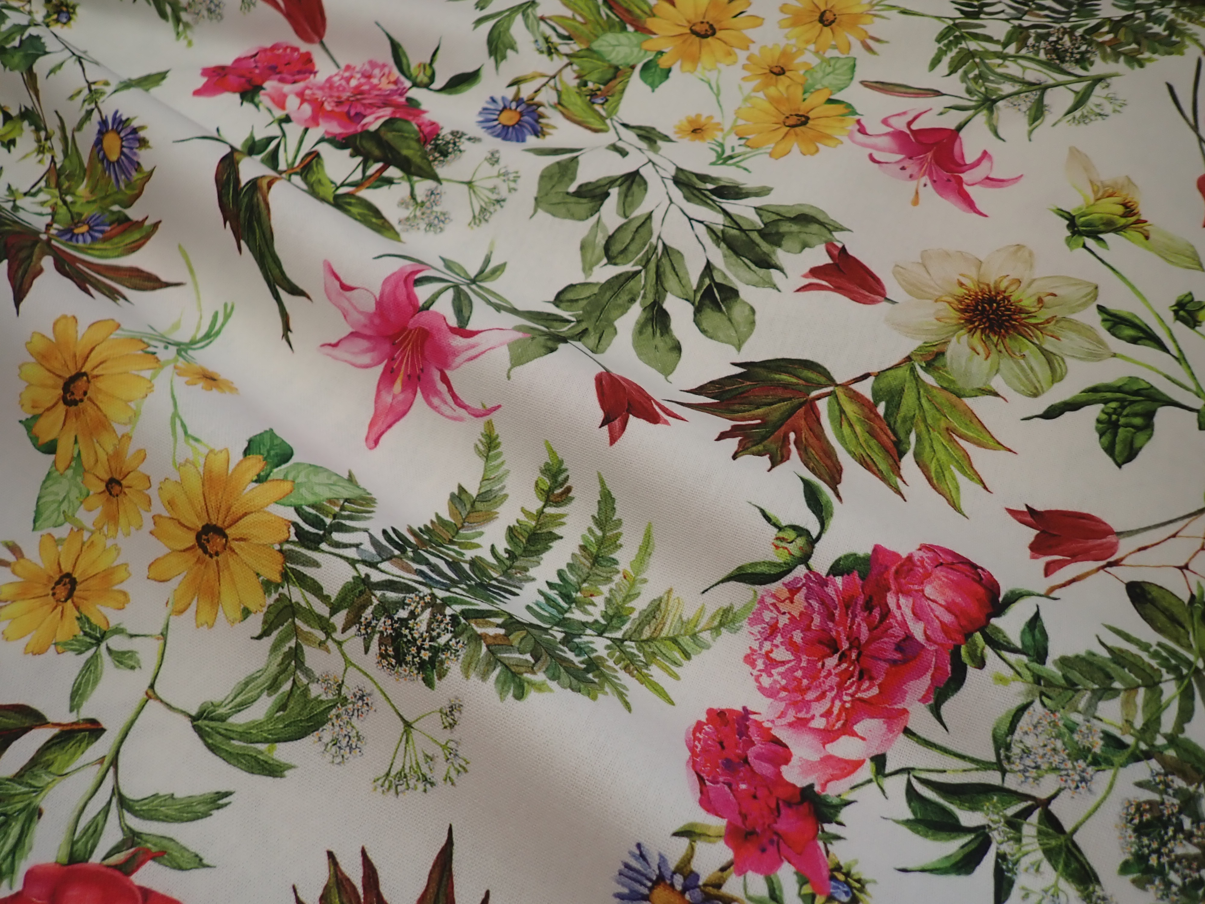 LÁTKA - FOTOTISK - KVĚTY