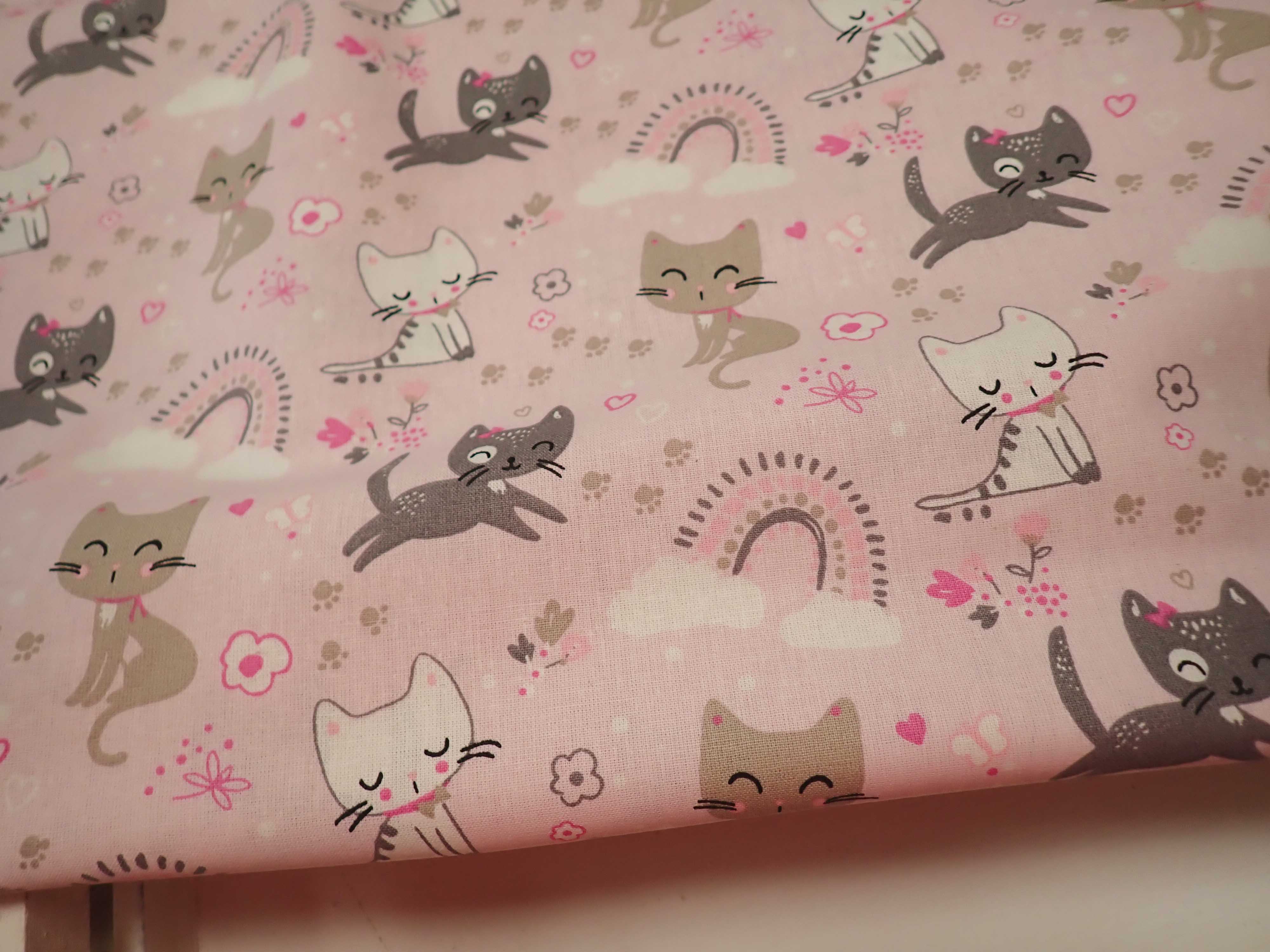 LÁTKA - RŮŽOVÁ + KOČKY