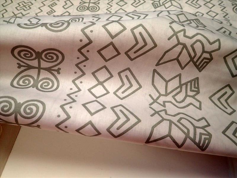 LÁTKA - BÍLÁ + ŠEDÁ