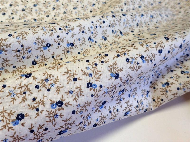 LÁTKA - SMETANOVÁ + MODRÉ KYTIČKY