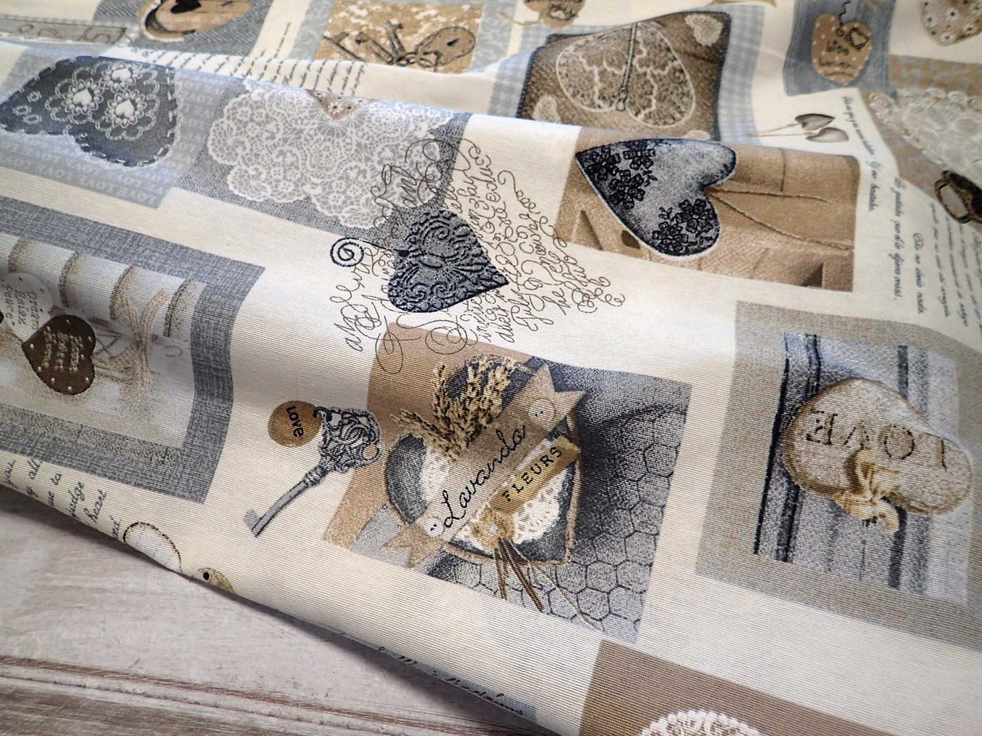 LÁTKA - POTAHOVKA - SRDÍČKA + PÍSMO + KLÍČE