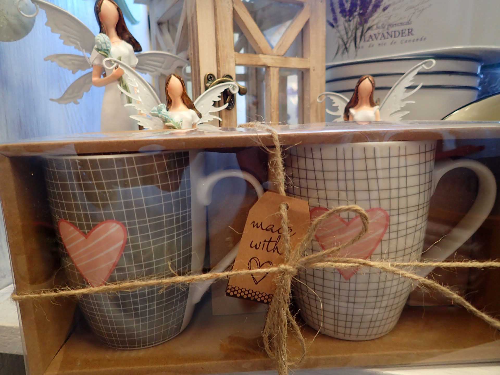 HRNÍČEK - DÁRKOVÉ BALENÍ - RŮŽOVÁ + ŠEDÁ