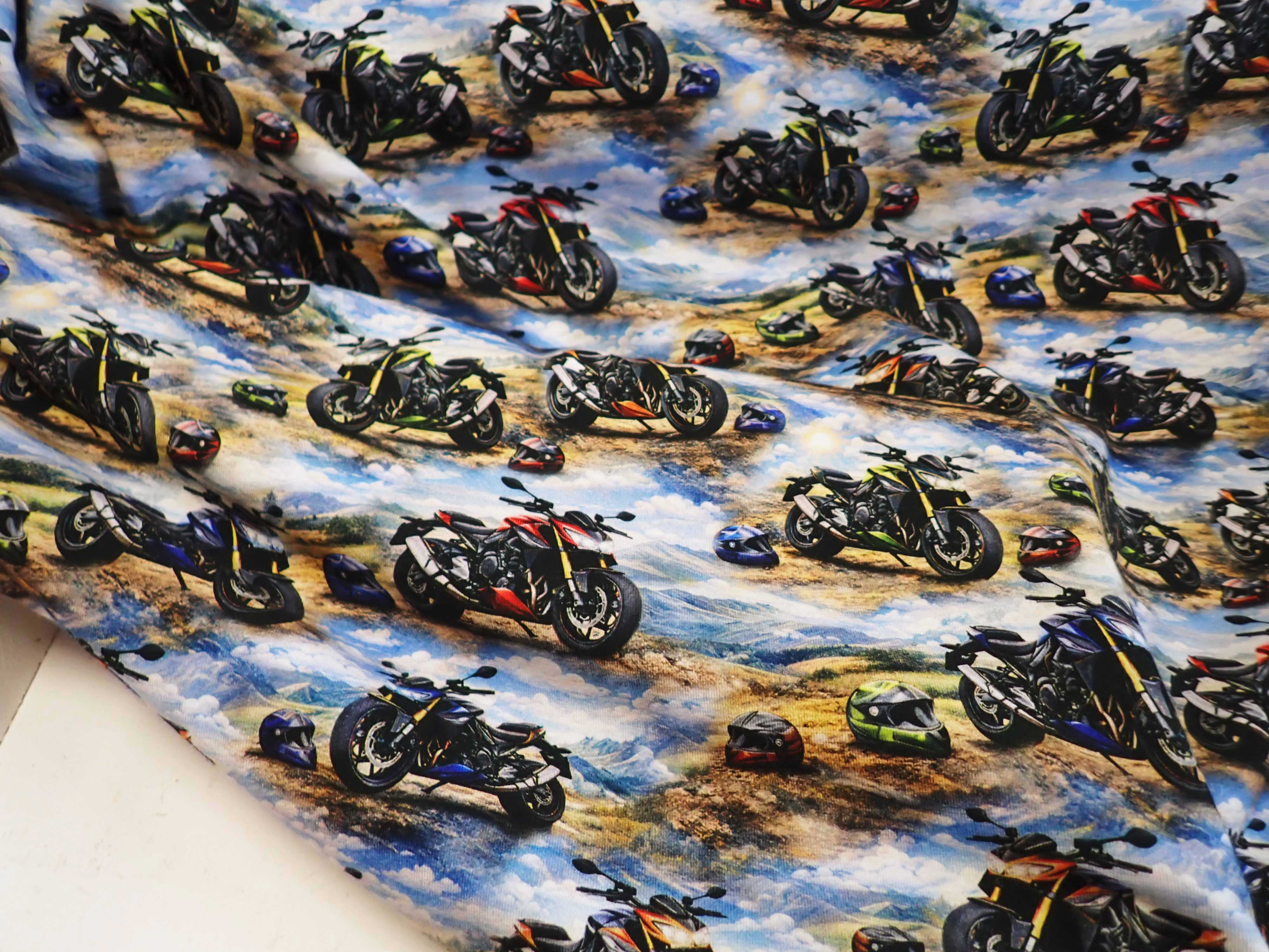 PLETENINA - JERSEY - FOTOTISK - MOTORKY