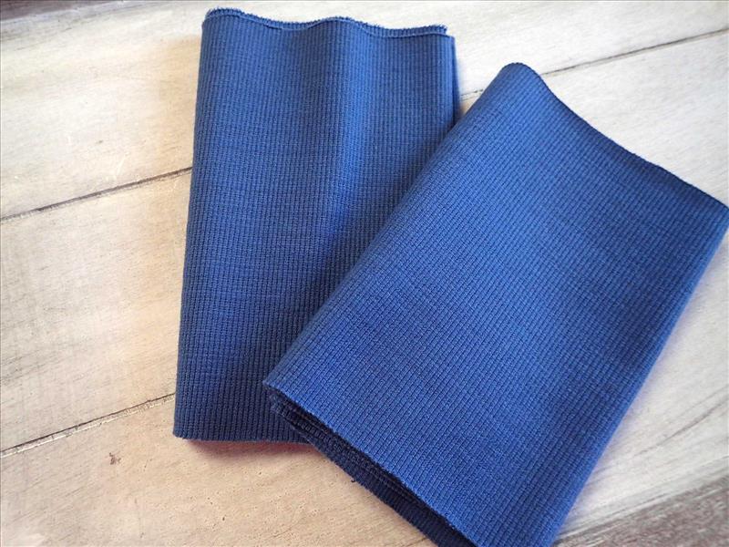 ELASTICKÝ NÁPLET - DŽÍNOVĚ MODRÝ