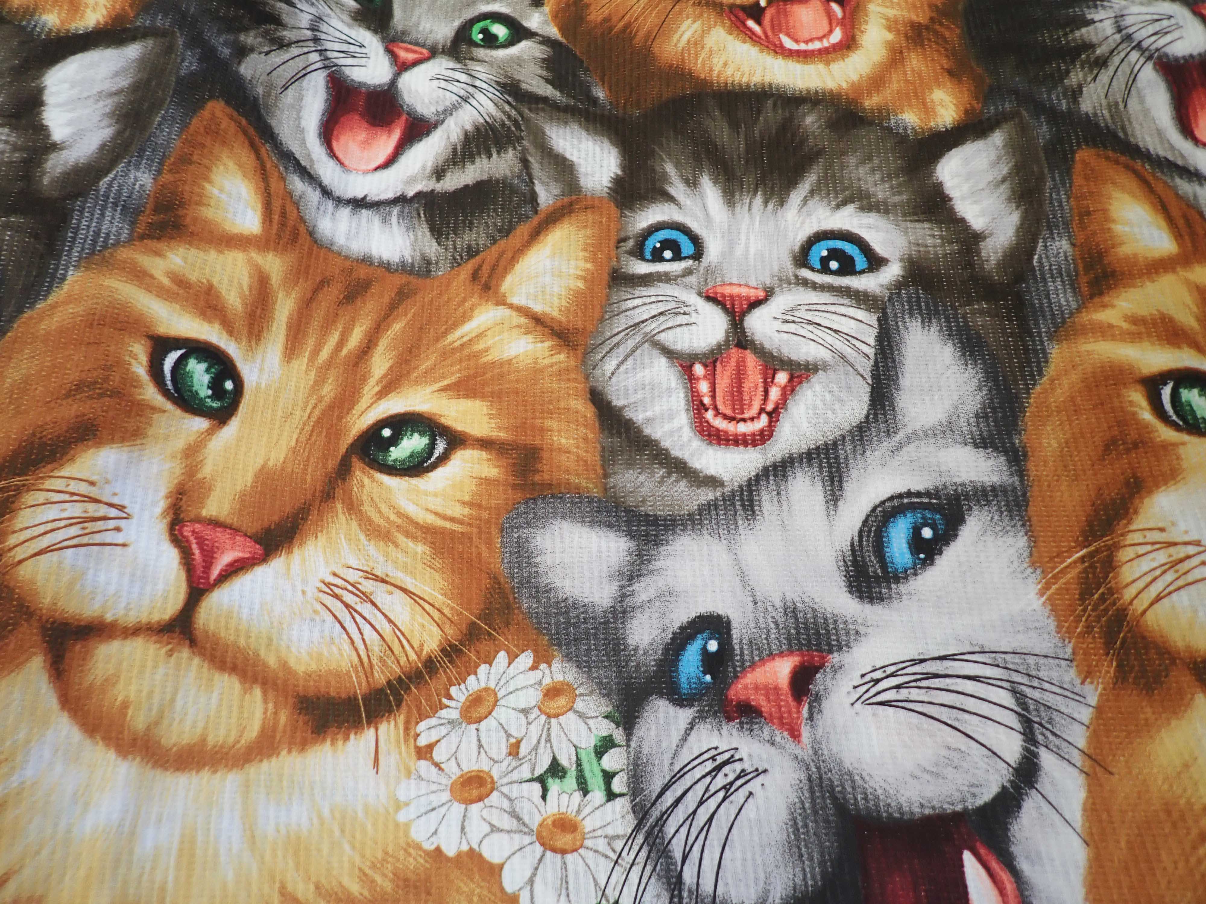 LÁTKA - VAFLE - UTĚRKOVINA - KOČIČKY - ŠÍŘE 150 CM