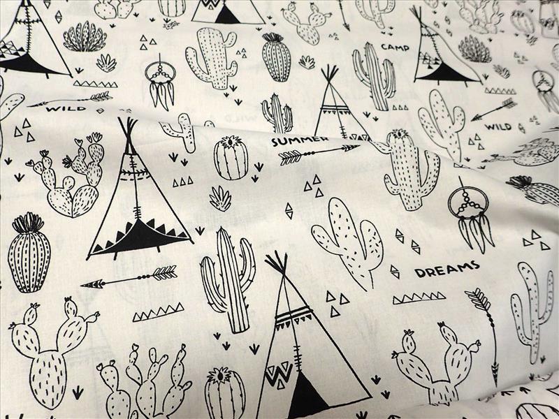 LÁTKA - OMALOVÁNKY - TEEPEE + KAKTUSY