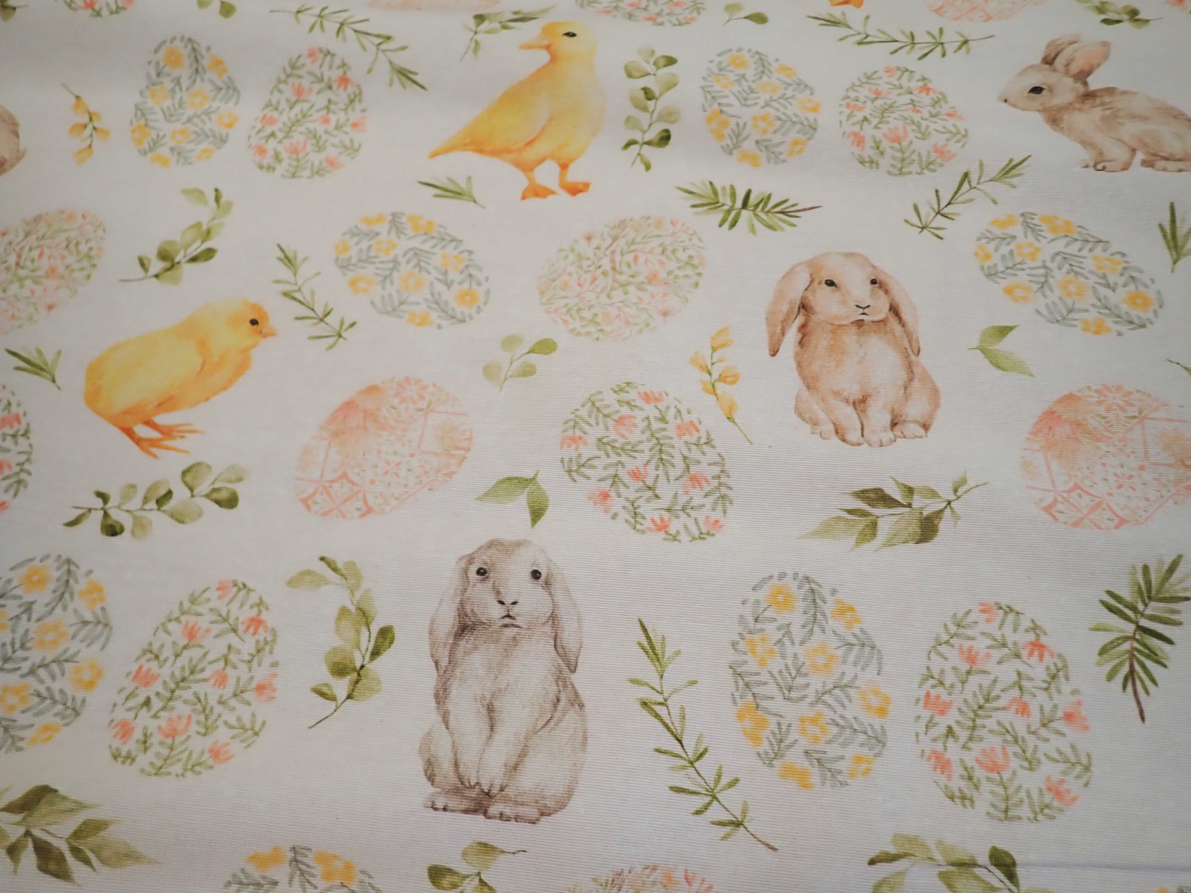 LÁTKA - POTAHOVKA - VELIKONOČNÍ - ZAJÍČEK + VAJÍČKO + KUŘÁTKO