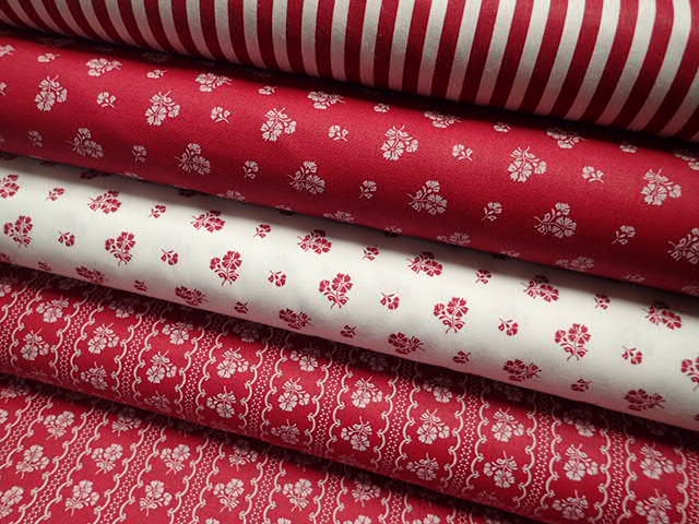 LÁTKA - BÍLÁ + BORDO KYTIČKY