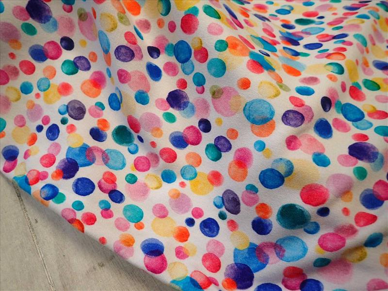 TEPLÁKOVINA - BAREVNÉ PUNTÍKY - FOTOTISK