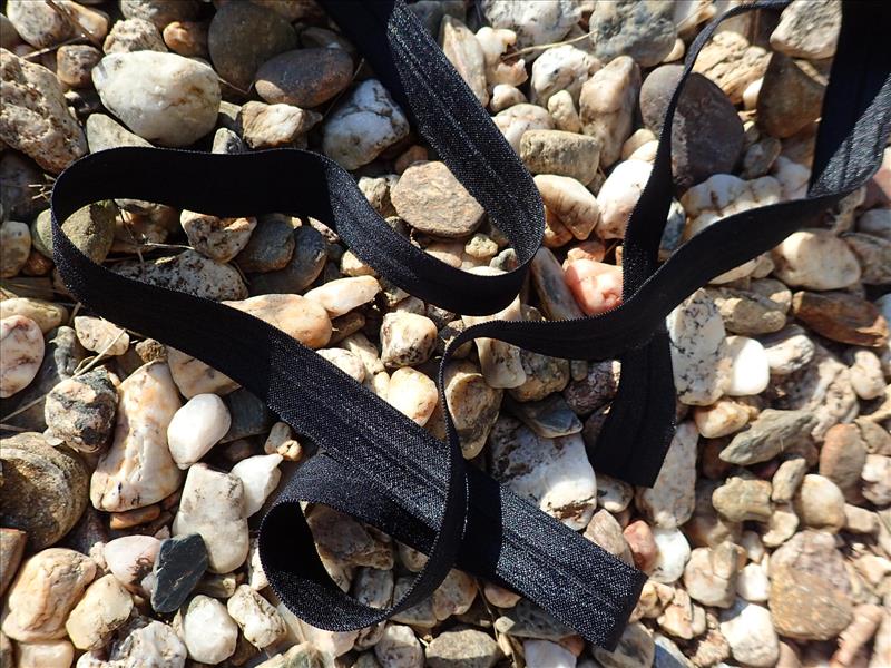 ELASTICKÝ ŠIKMÝ PROUŽEK - ČERNÝ - ŠÍŘE 18 MM