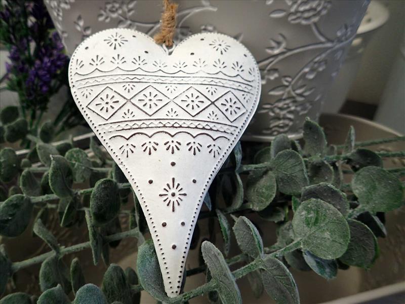 DEKORACE - PLECHOVÉ SRDÍČKO