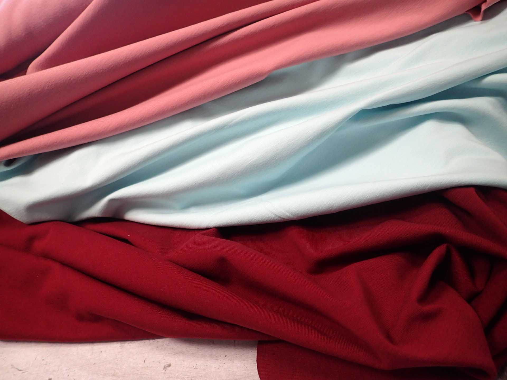 LÁTKA - PLETENINA - JERSEY - BORDO JEDNOBAREVNÁ