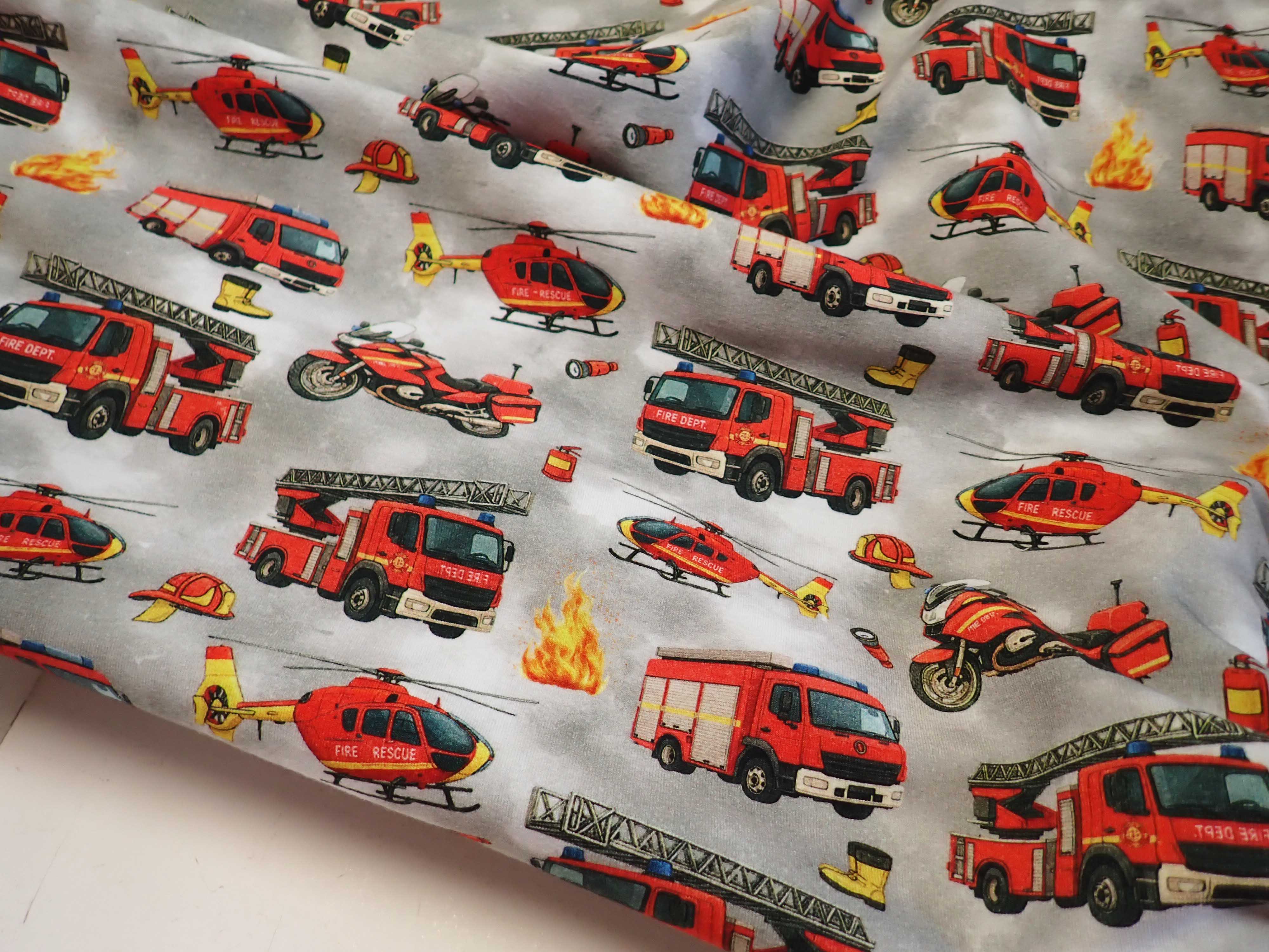 PLETENINA - JERSEY - FOTOTISK - HASIČI