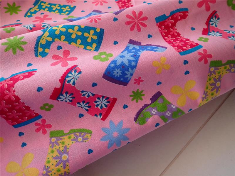 LÁTKA - DĚTSKÁ - RŮŽOVÁ + GUMÁKY