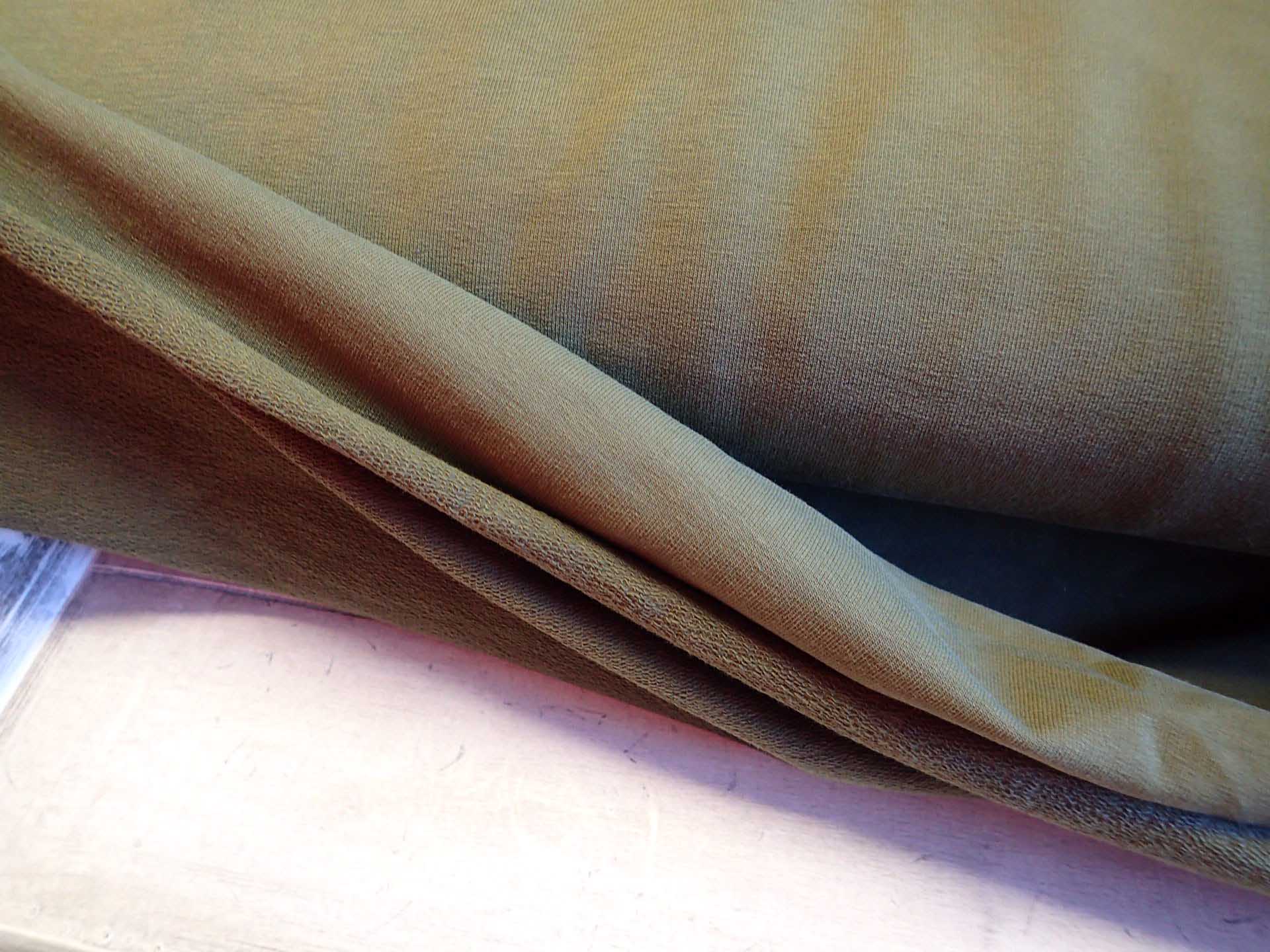 TEPLÁKOVINA - KHAKI - JEDNOBAREVNÁ