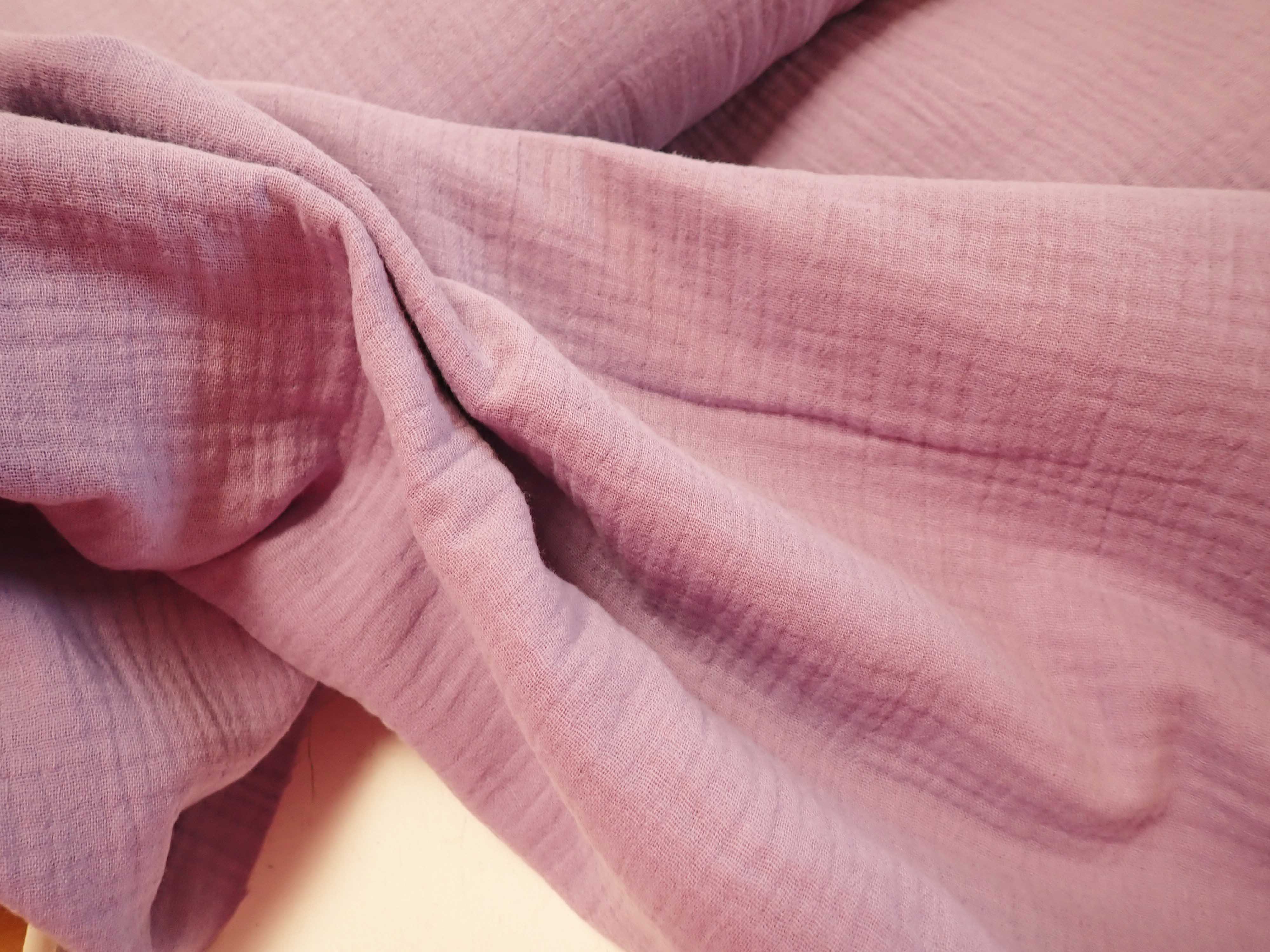 DVOJITÁ GÁZOVINA - MUŠELÍN - FIALOVÁ