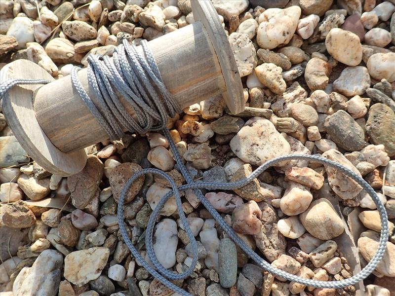 Oděvní šňůra - ŠEDÁ