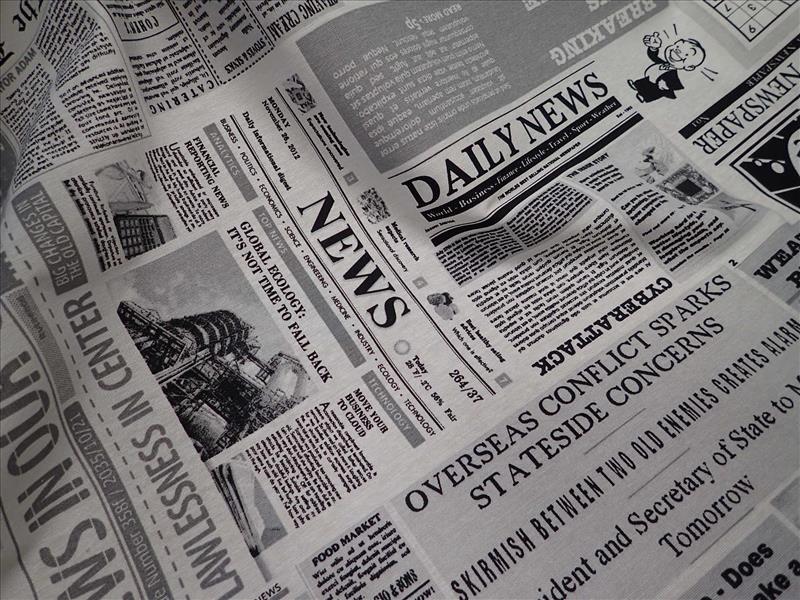 LÁTKA - POTAHOVKA - NOVINY - PÍSMO