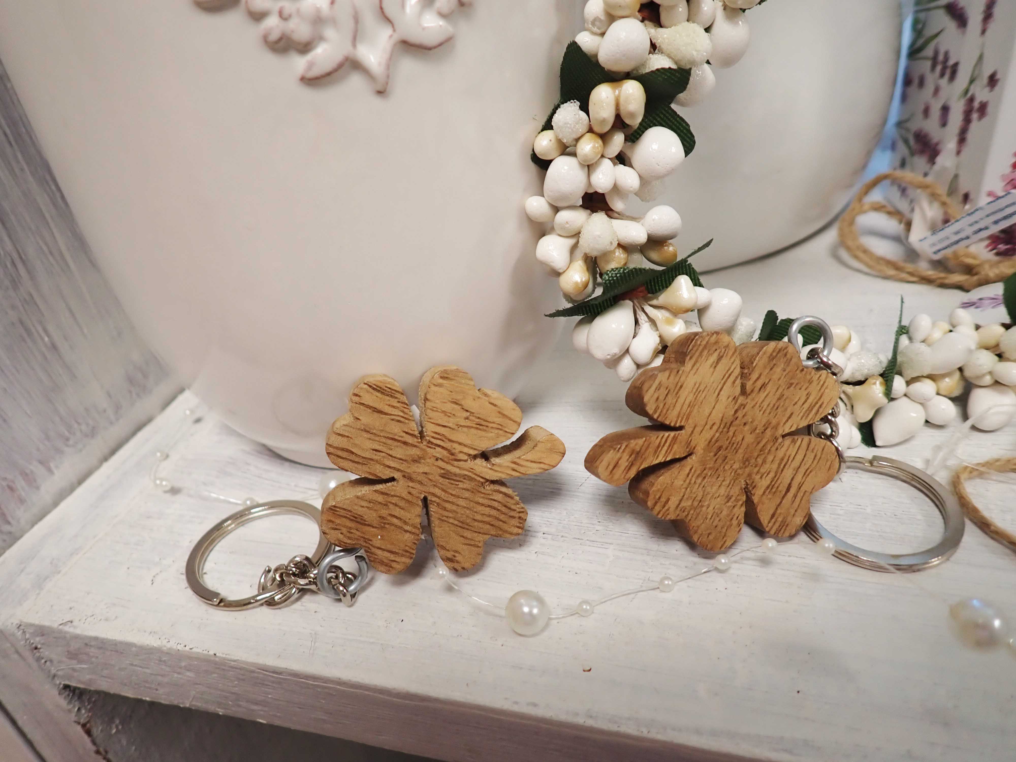 PŘÍVĚŠEK NA KLÍČE - ČTYŘLÍSTEK