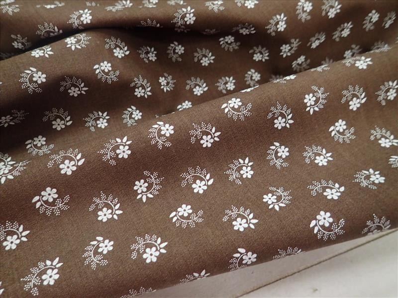 LÁTKA - HNĚDÁ + BÍLÉ KYTIČKY