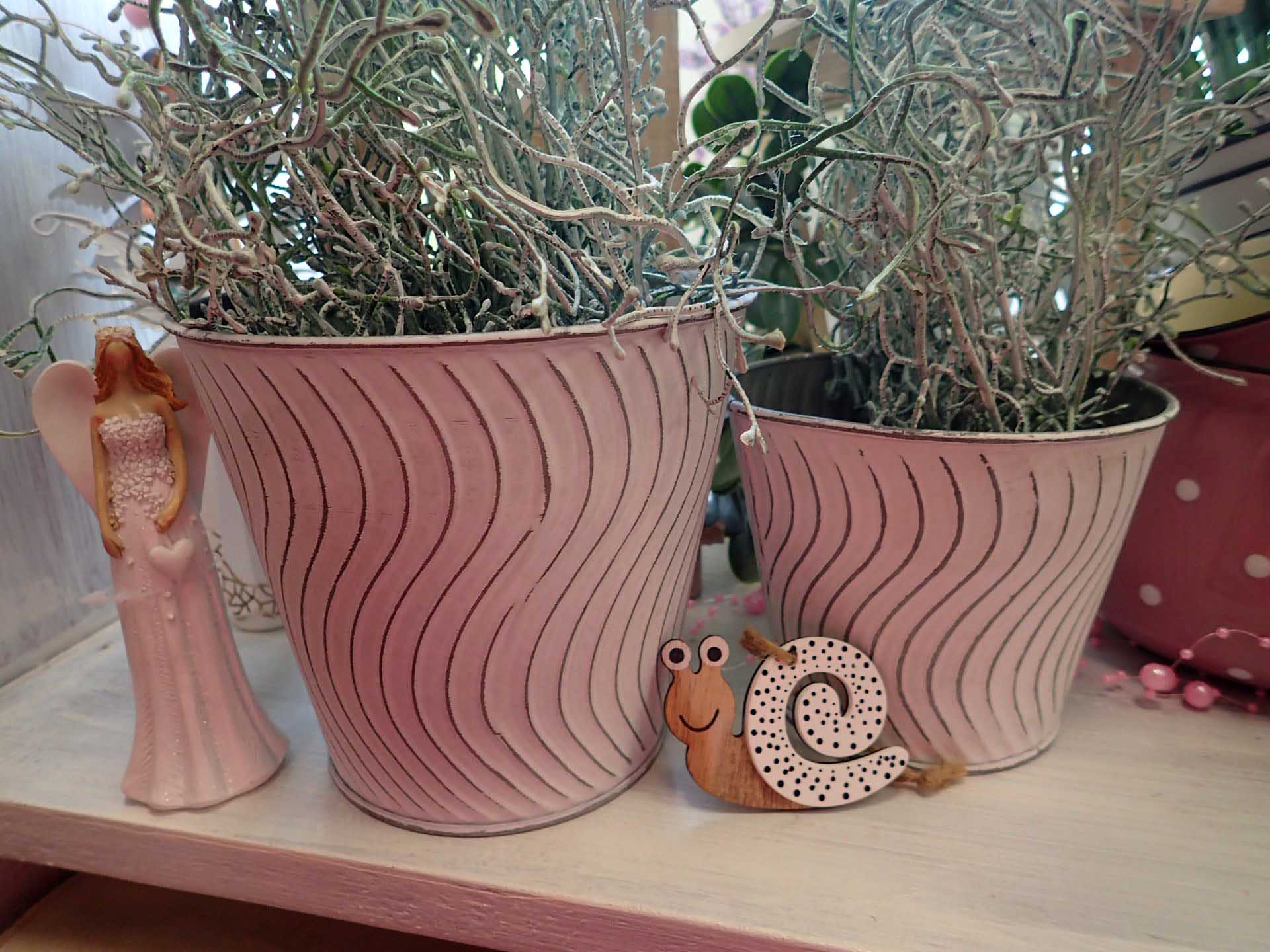 PLECHOVÝ KVĚTINÁČ - MALÝ