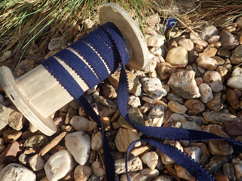 Gumička  - PRUŽENKA - TMAVĚ MODRÁ