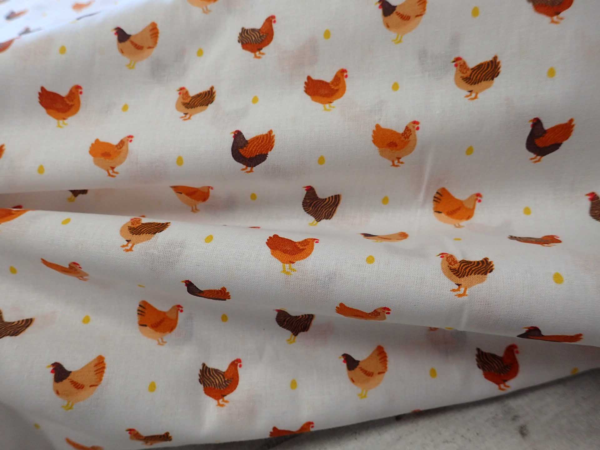 LÁTKA - SLEPICE - POPELÍN