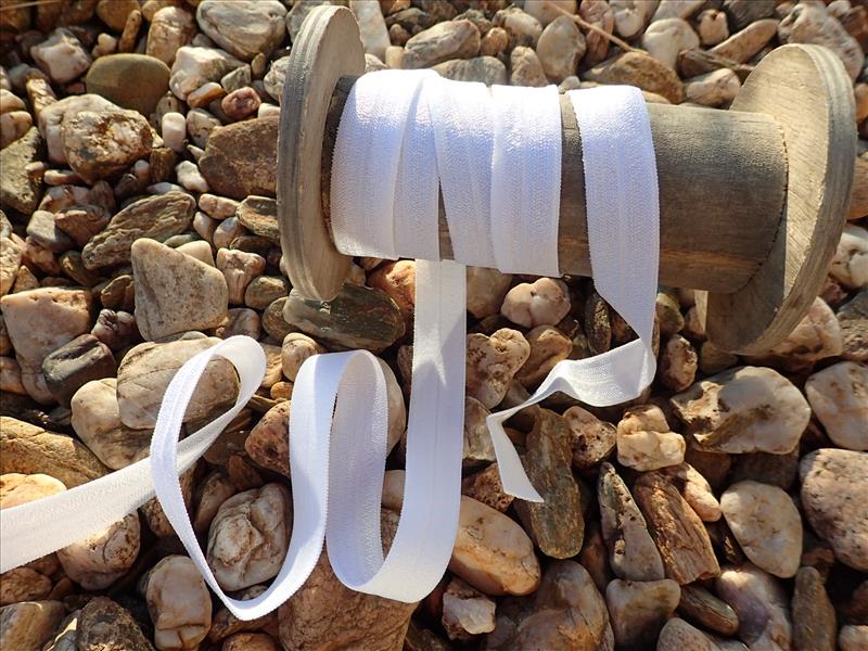 ELASTICKÝ ŠIKMÝ PROUŽEK - BÍLÝ - ŠÍŘE 17 MM