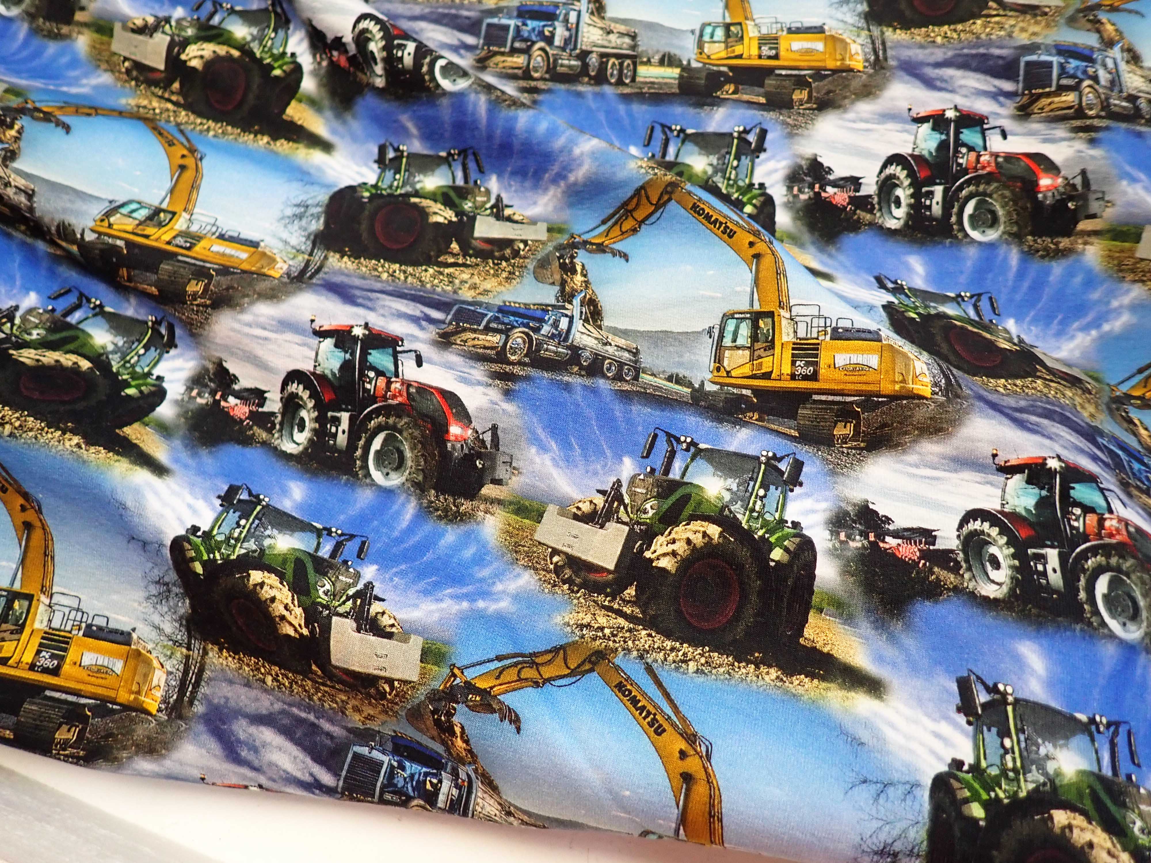 LÁTKA - TEPLÁKOVINA - FOTOTISK - TRAKTORY