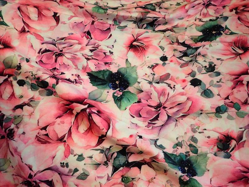 TEPLÁKOVINA - KVĚTY - FOTOTISK